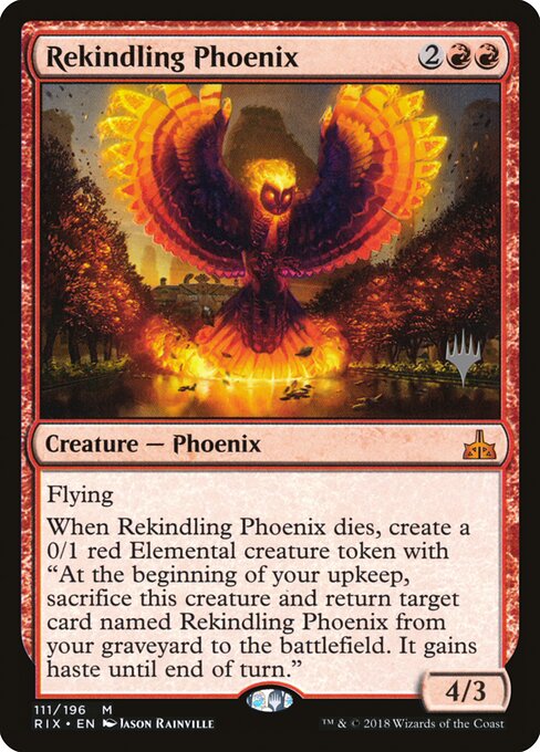 Fênix Reavivante — Rivals of Ixalan Promos 111p