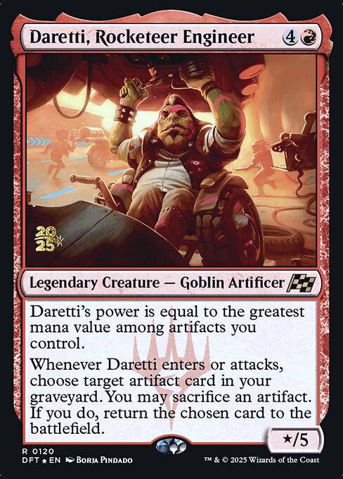Daretti, Rocketeer Engineer — Aetherdrift Promos 120s
