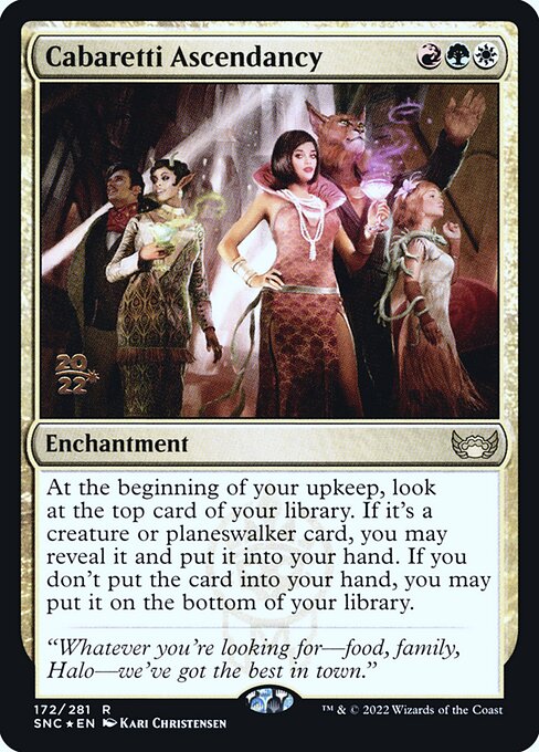 Domínio dos Cabaretti — Streets of New Capenna Promos 172s