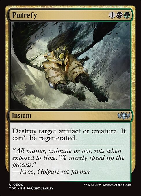 Putrificar — Tarkir: Dragonstorm Commander 300