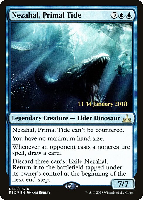 Nezahal, Maré Primordial — Rivals of Ixalan Promos 45s