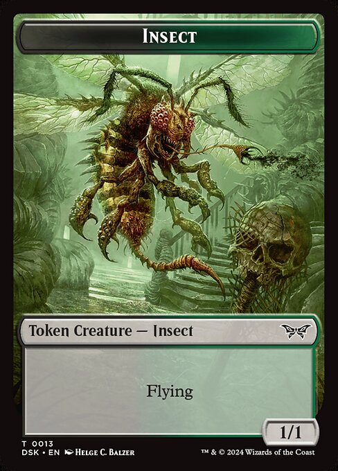 Insect — Duskmourn: House of Horror Tokens 13