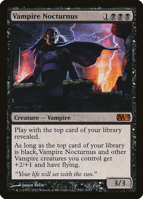 Vampiro Nocturnus — Duels of the Planeswalkers 2013 Promos 3