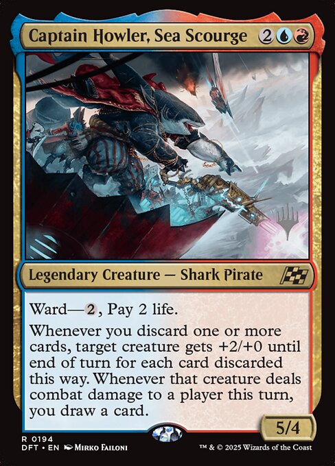 Captain Howler, Sea Scourge — Aetherdrift Promos 194p