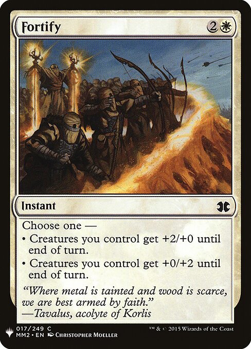 Fortificar — The List MM2-17