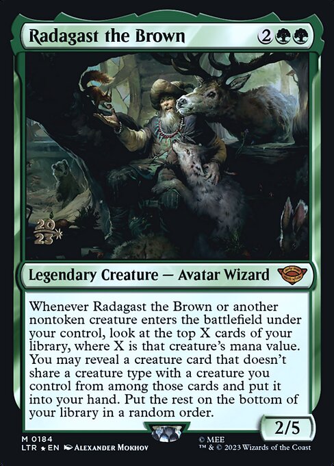 Radagast, o Marrom — Tales of Middle-earth Promos 184s