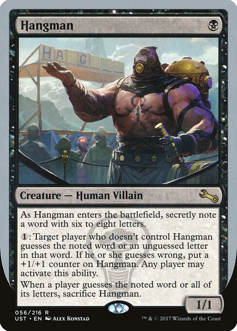 Hangman — Unstable 56