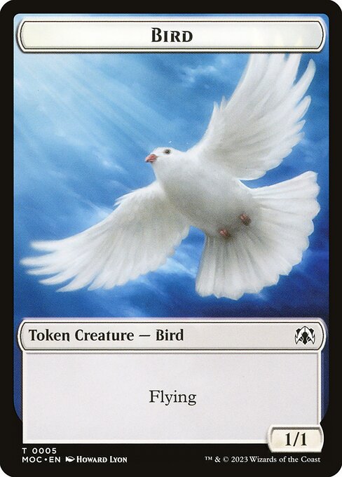 Bird — March of the Machine Commander Tokens 5