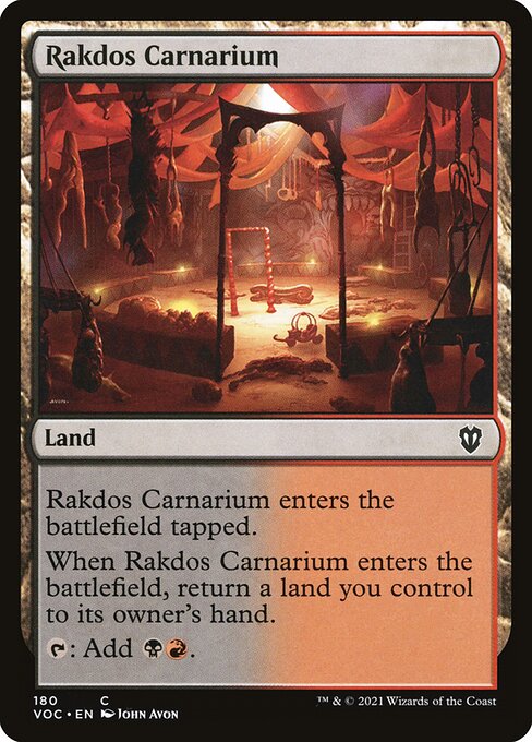 Carnarium Rakdos — Crimson Vow Commander 180