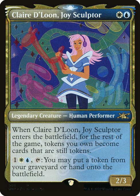 Claire D'Loon, Joy Sculptor — Unfinity 509