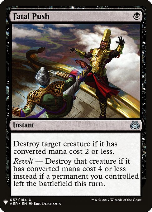Empurrão Fatal — The List AER-57