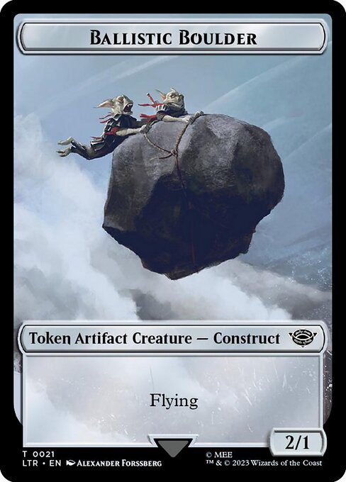 Ballistic Boulder — Tales of Middle-earth Tokens 21