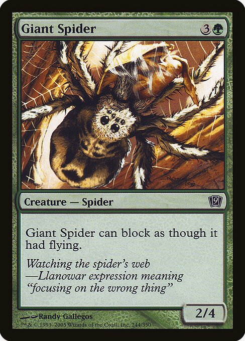 Aranha Gigante — Ninth Edition 244★