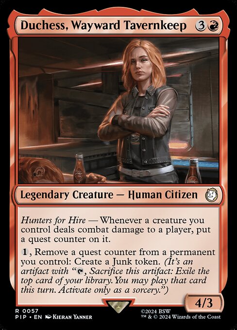 Duchess, Wayward Tavernkeep — Fallout 57