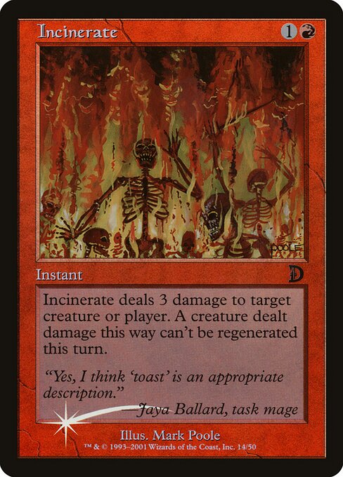 Incinerar — Deckmasters 14★