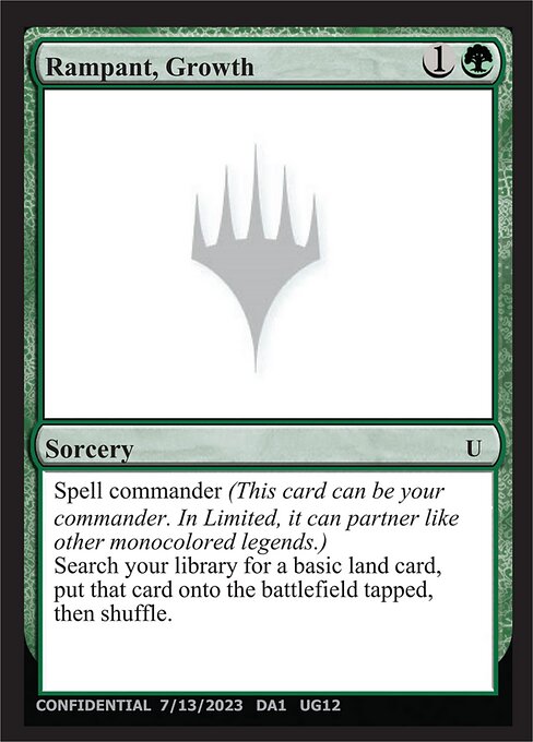 Rampant, Growth — Unknown Event UG12
