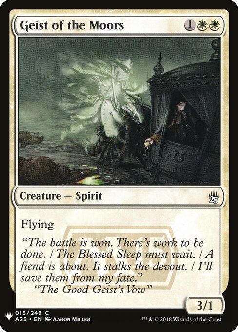 Geist dos Pântanos — The List A25-15