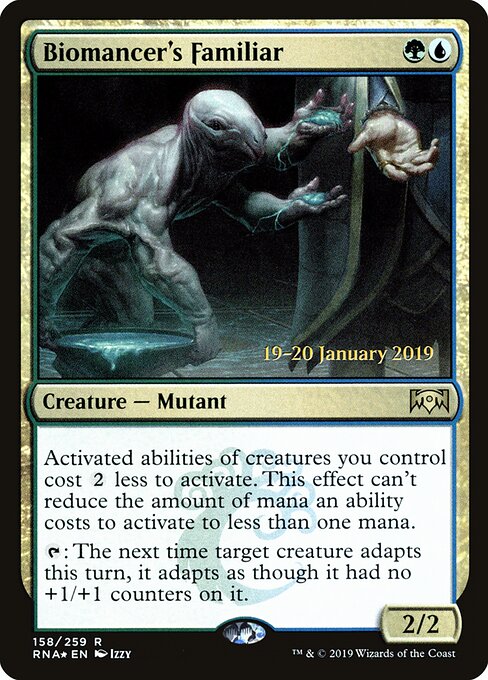 Familiar do Biomante — Ravnica Allegiance Promos 158s