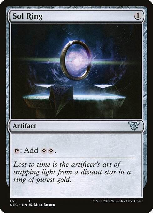 Anel Solar — Neon Dynasty Commander 161