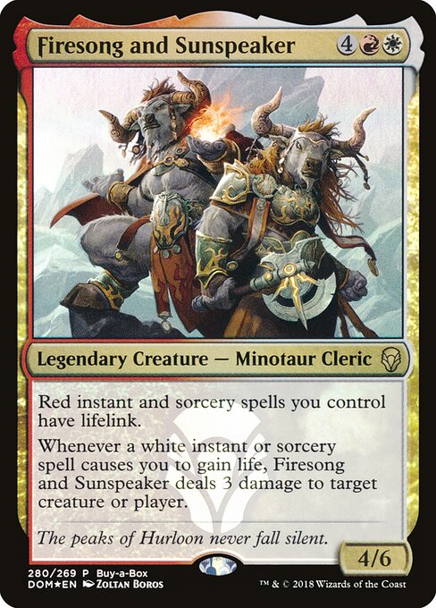 Canção do Fogo e Voz Solar — Dominaria 280