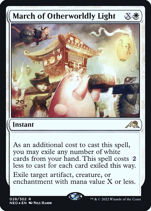 Marcha da Luz de Outro Mundo — Kamigawa: Neon Dynasty Promos 28s