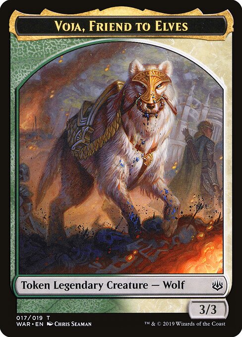 Voja, Friend to Elves — War of the Spark Tokens 17