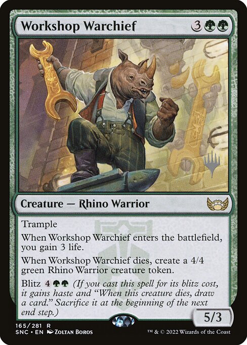 Chefe Guerreiro da Oficina — Streets of New Capenna Promos 165p
