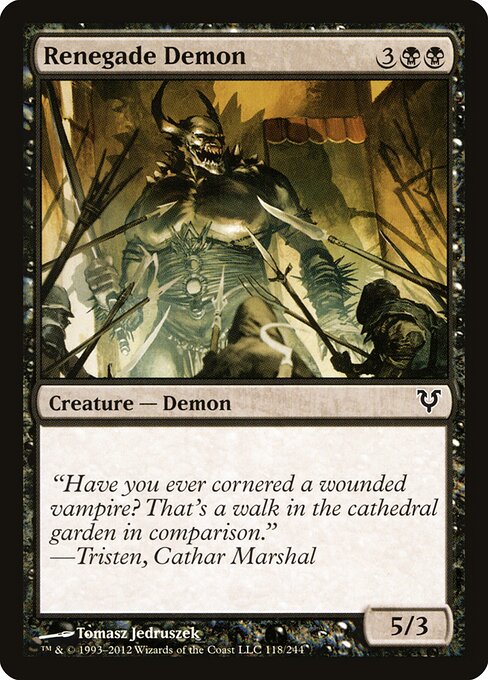Demônio Renegado — Avacyn Restored 118