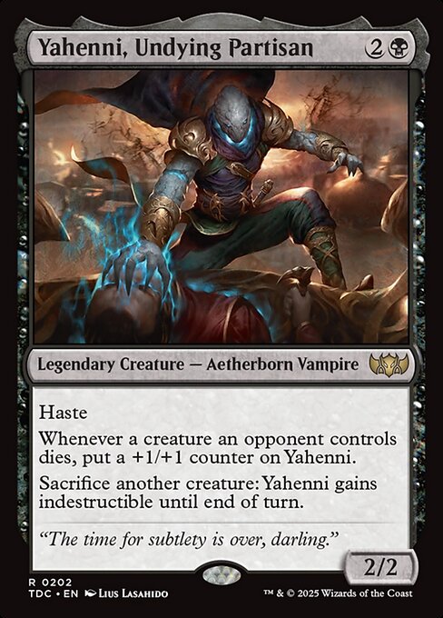 Yahenni, Guerrilheiro Imortal — Tarkir: Dragonstorm Commander 202