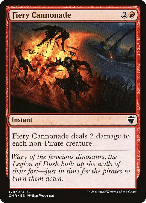Canhonada Ardente — Commander Legends 178