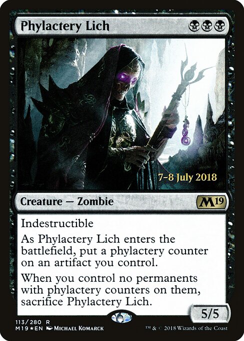 Lich do Talismã — Core Set 2019 Promos 113s