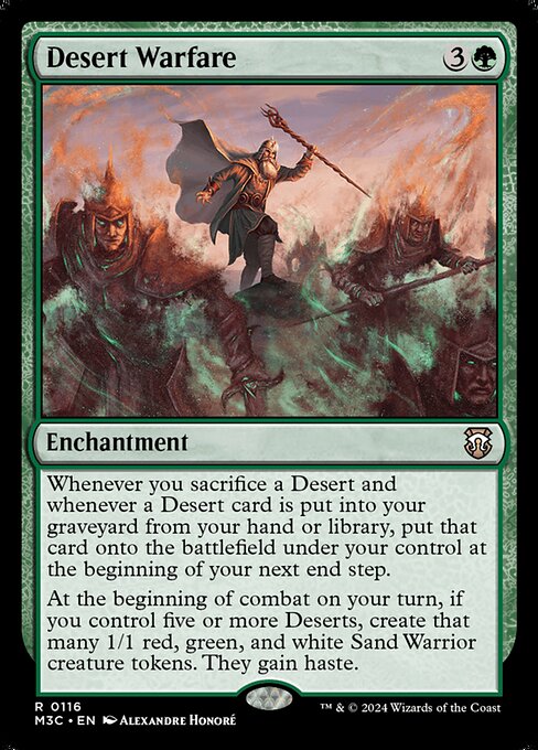 Desert Warfare — Modern Horizons 3 Commander 116
