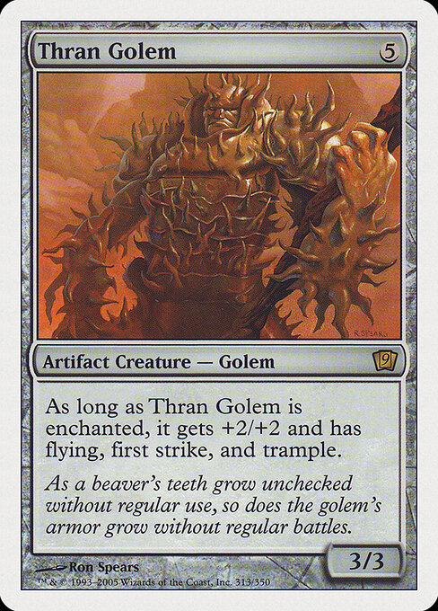 Golem dos Thran — Ninth Edition 313