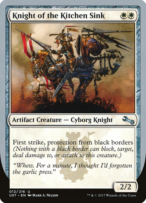 Knight of the Kitchen Sink — Unstable 12a