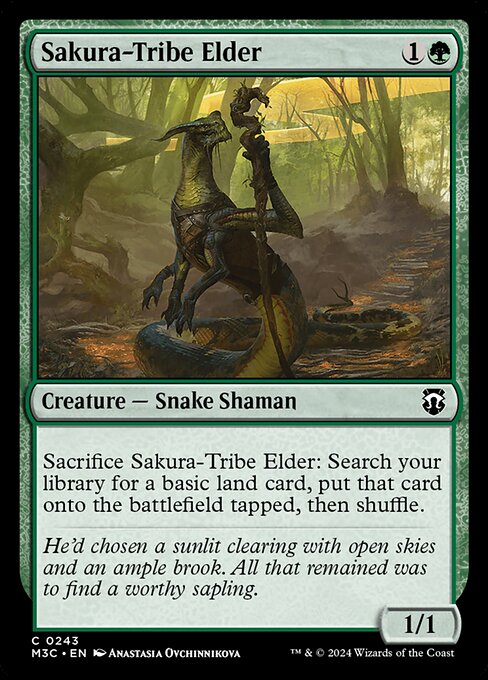 Ancião da Tribo Sakura — Modern Horizons 3 Commander 243