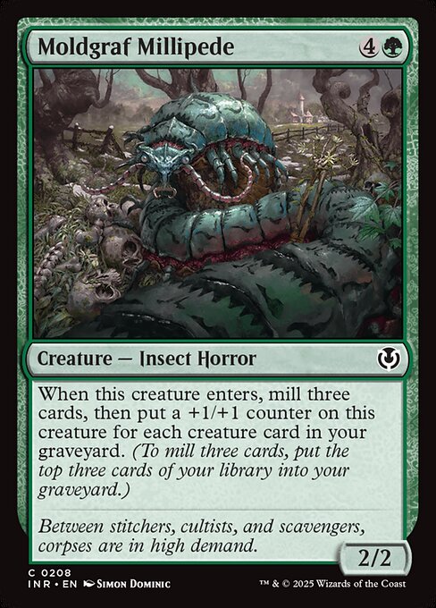 Milípede do Cemitério Bolorento — Innistrad Remastered 208