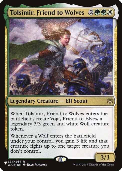 Tolsimir, Amigo dos Lobos — The List WAR-224