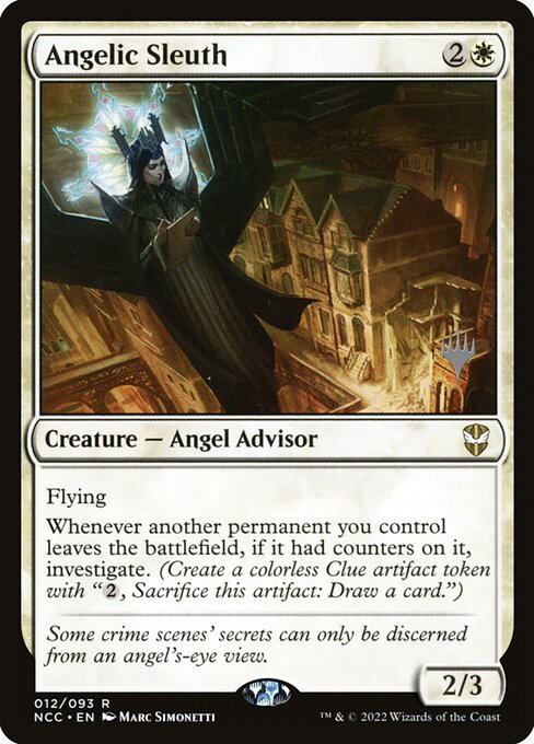 Investigadora Angelical — New Capenna Commander Promos 12p