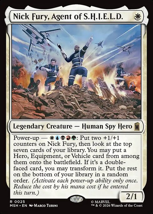 Carta-chave do deck campeão: Nick Fury, Agent of S.H.I.E.L.D.
