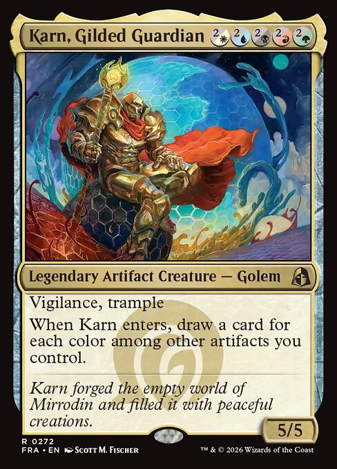 Karn, Gilded Guardian — Reality Fracture 272