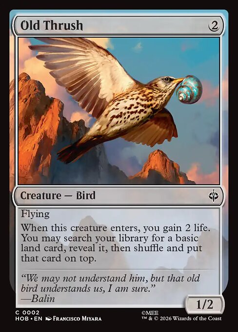 Old Thrush — The Hobbit 2
