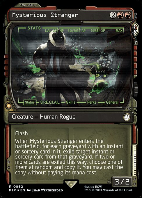 Mysterious Stranger — Fallout 862