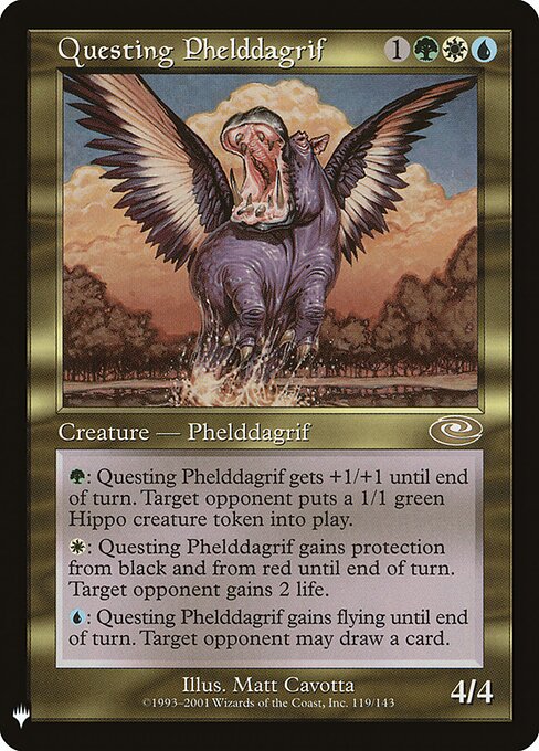 Phelddagrif Farejador — The List PLS-119