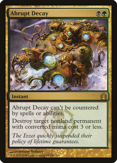 Degeneração Abrupta — Return to Ravnica 141