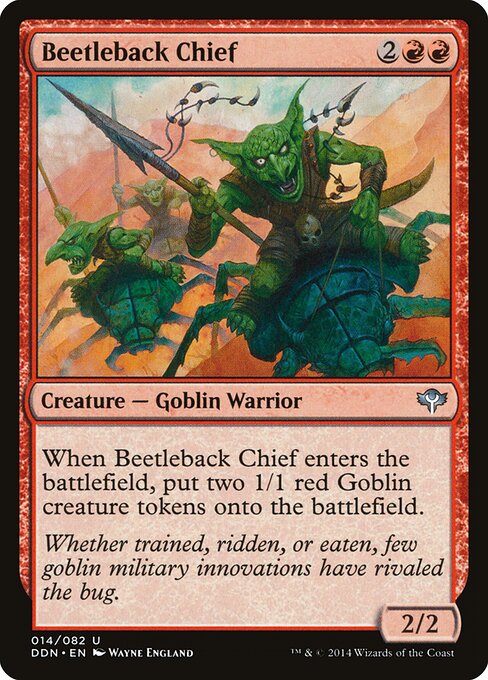 Beetleback Chief — Duel Decks: Speed vs. Cunning 14