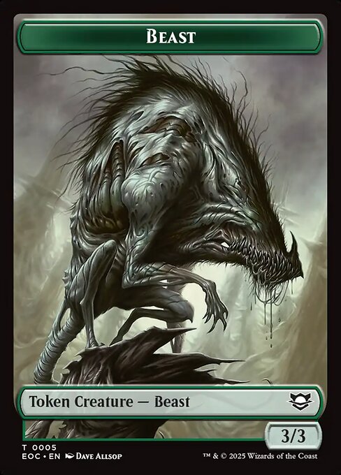 Beast — Edge of Eternities Commander Tokens 5