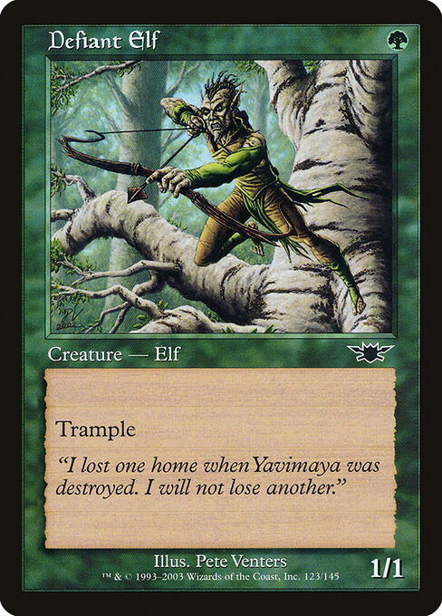 Elfo Desafiador — Legions 123