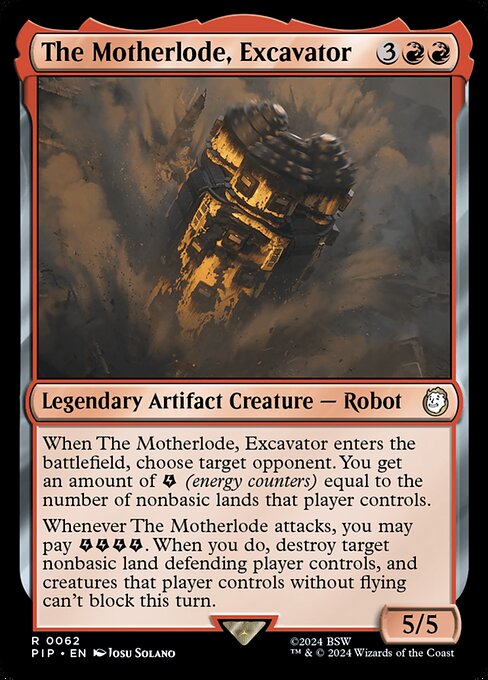 The Motherlode, Excavator — Fallout 62