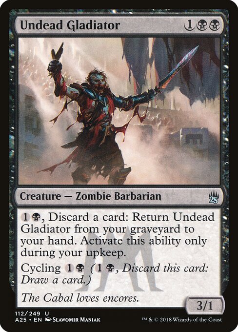 Gladiador Morto-Vivo — Masters 25 112