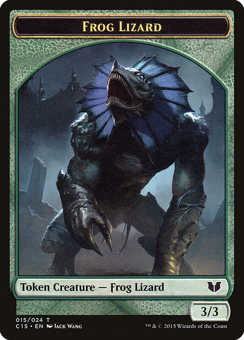 Frog Lizard — Commander 2015 Tokens 15